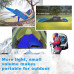 AOXLFU PORTABLE OUTDOOR INFLATABLE SLEEPING PAD CAMPING MAT WITHOUT PILLOW LIGHTWEIGHT WATERPROOF AIR PAD 