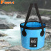 FOUFLY Portable Collapsible Bucket Compact 20L Outdoor Wash Basin Foldable Water Bucket Containe