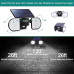 TLTLTL 2Pcs Solar Lights Outdoor, 56LED Motion Sensor Security Lights IP65 Waterproof Solar Flood Lights 360° Adjustable Double-Head Spotlights